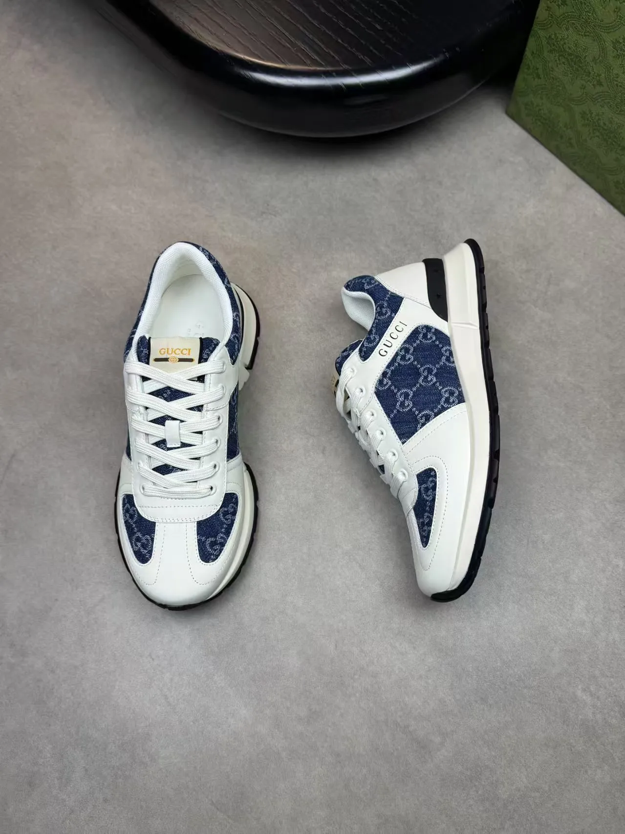 Factory price: 460💰Gucci new men's shoes GUCCI [Lightning] latest shoes are shipped. Original quality, fashionable, made of special materials, sheepskin lining, brand new packaging. The foot feels super comfortable and the workmanship is impeccable. Size: 38-45, Dingyi 45